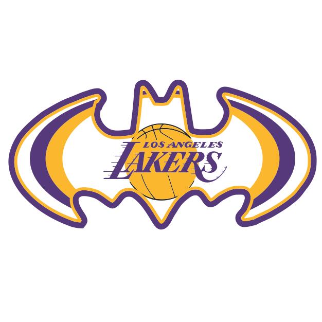 Los Angeles Lakers Batman Logo iron on transfers